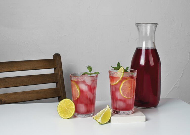 Cocktail frais au bissap