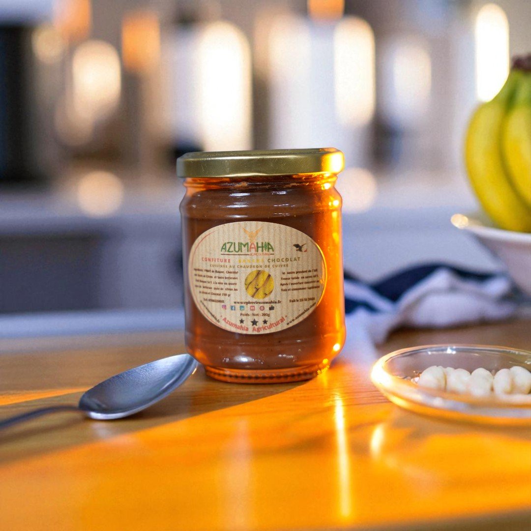 Confiture banane-chocolat